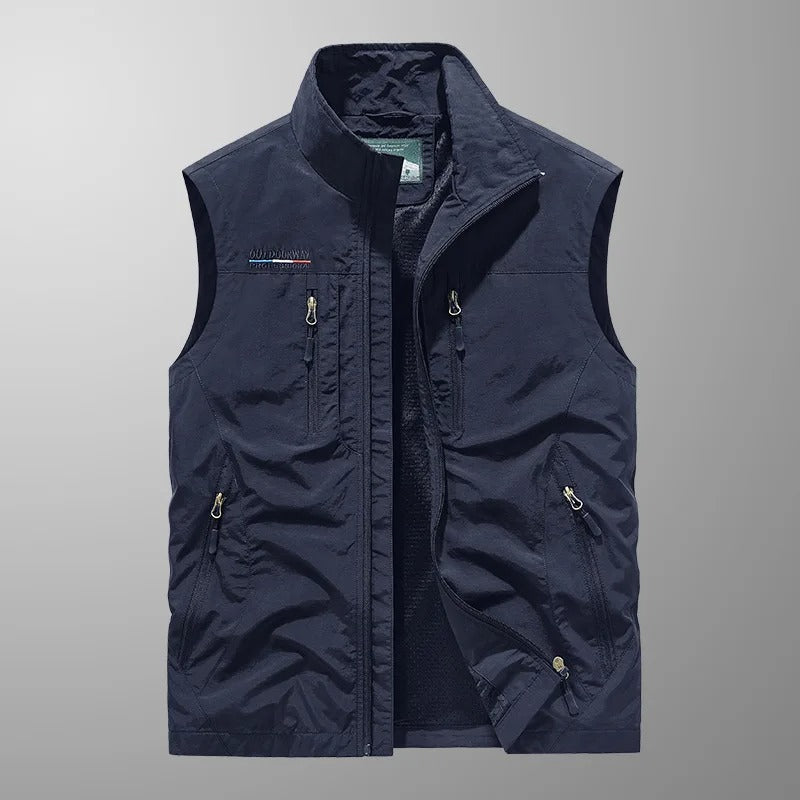Sten | Functionele bodywarmer met kraag