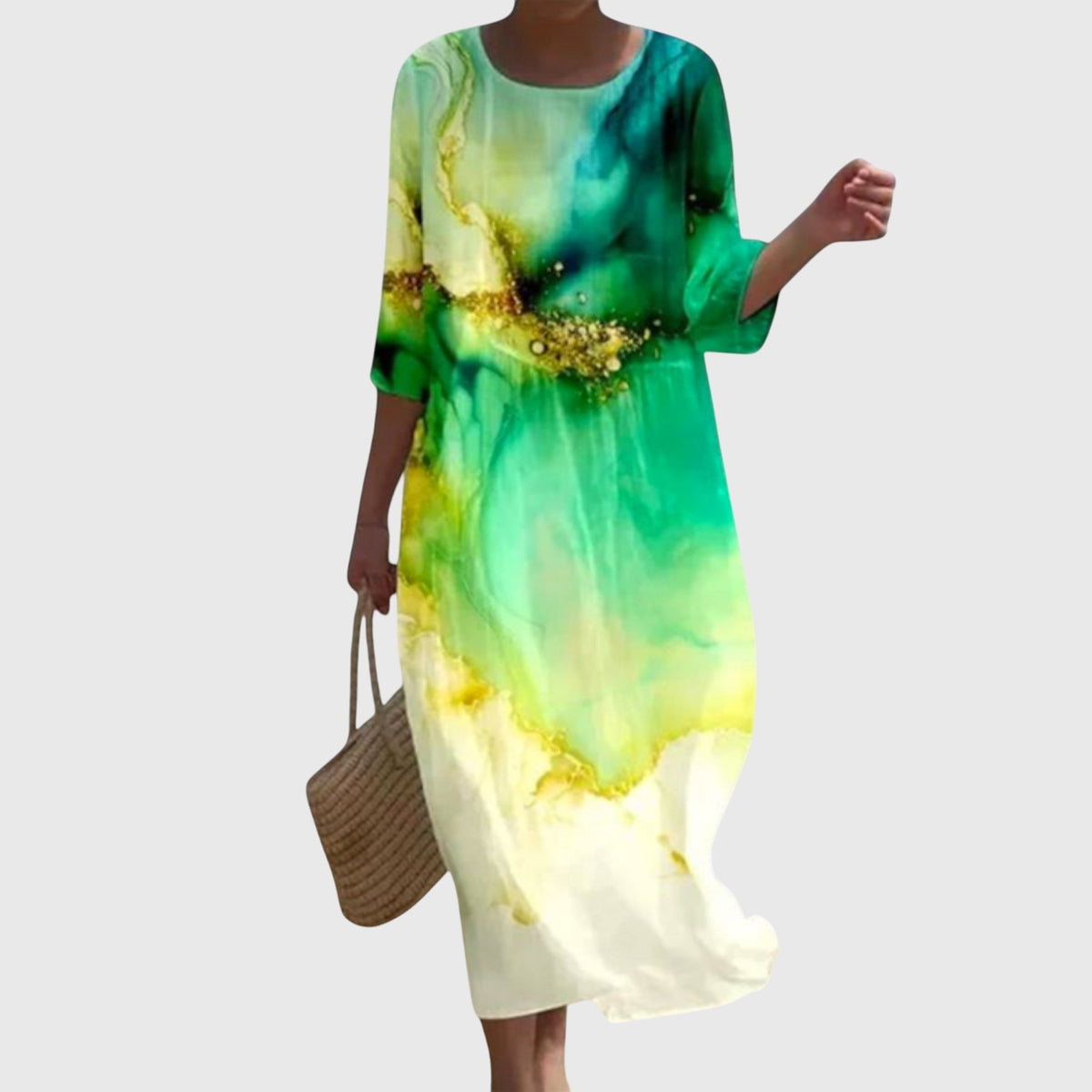 Hayley™ | Stijlvolle Bloemen Maxi Jurk