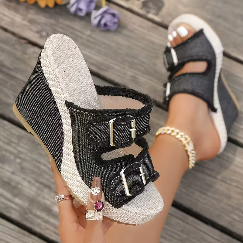 Ada | Wedge Sandalen