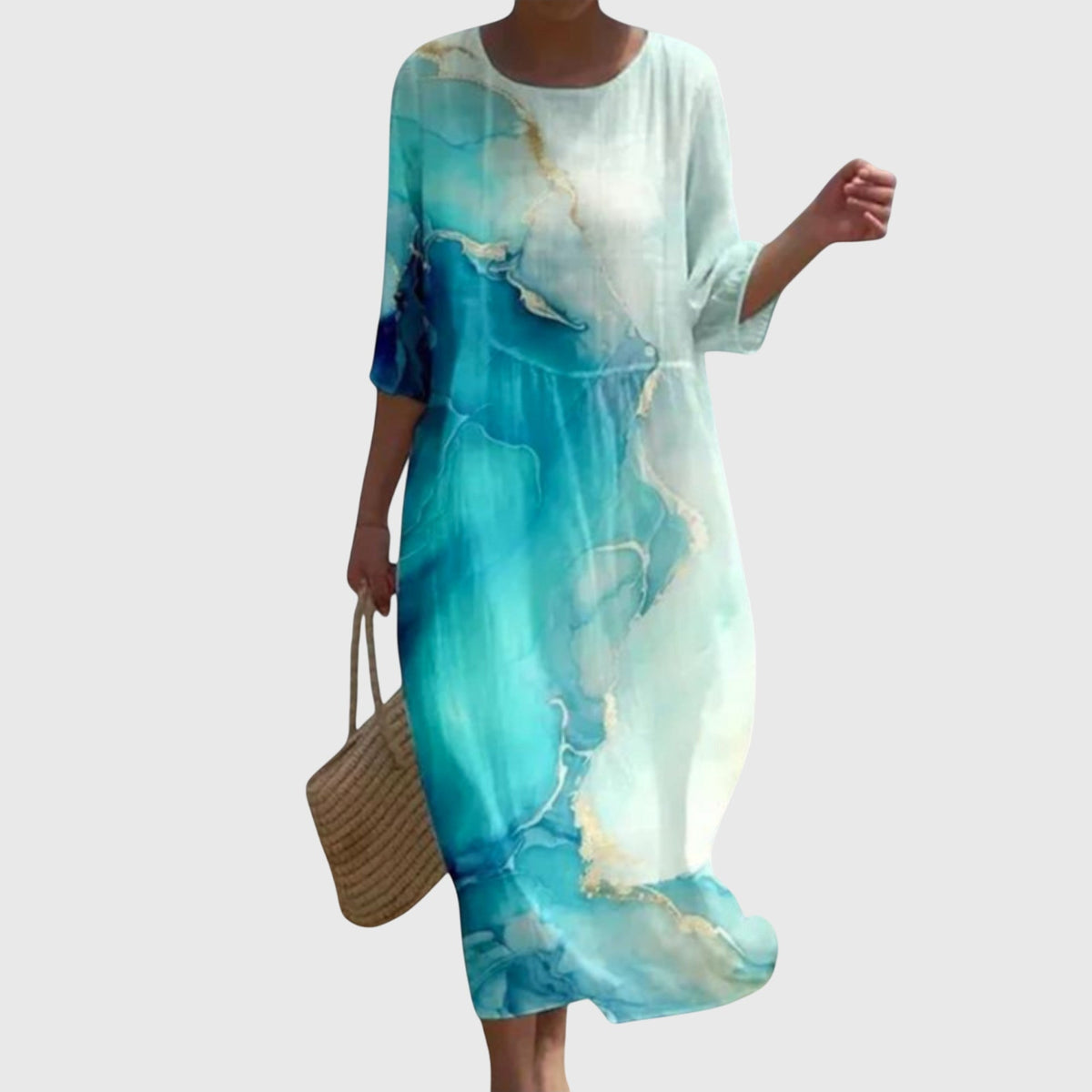 Hayley™ | Stijlvolle Bloemen Maxi Jurk