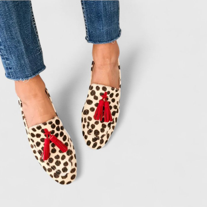 Simona | Loafer met Luipaardprint