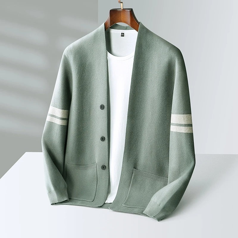 Ludwig | Cardigan met streepdetails