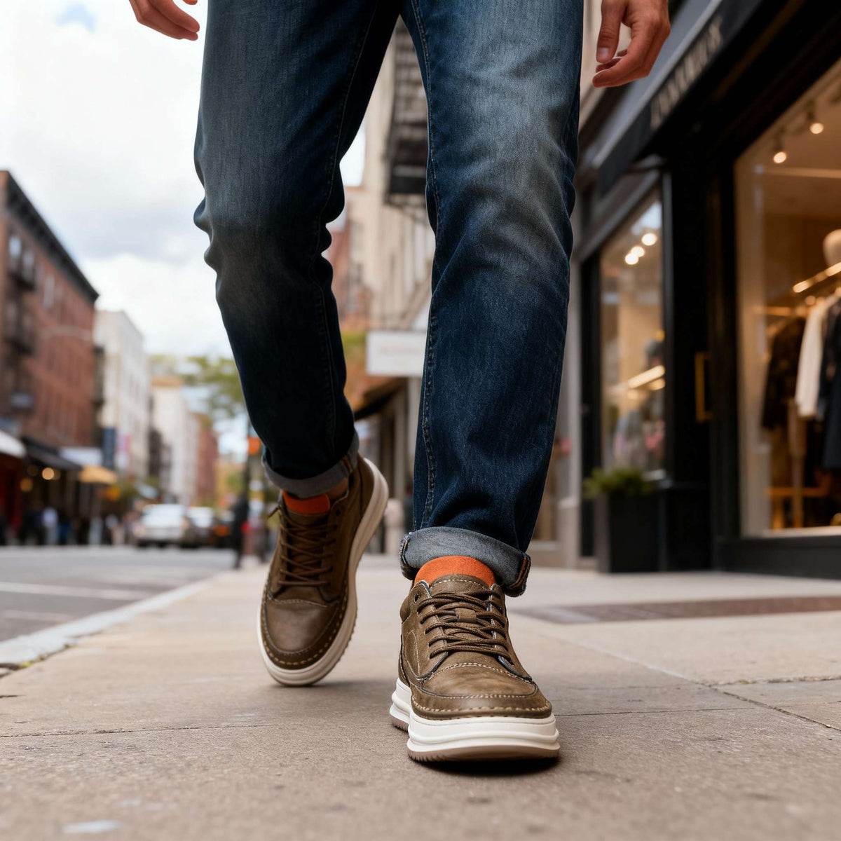 Nico | Comfortabele sneaker met plateauzool