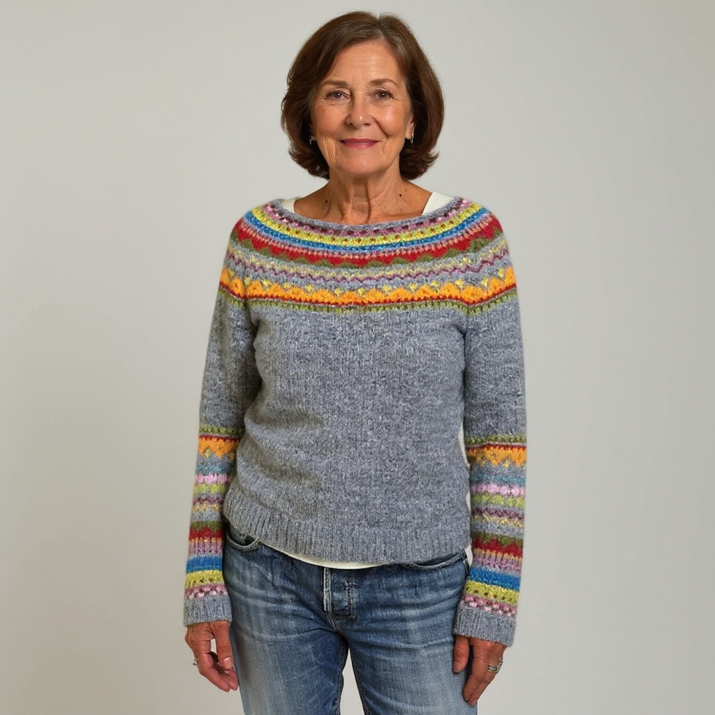 Ludwina | Truien met kleurige accenten