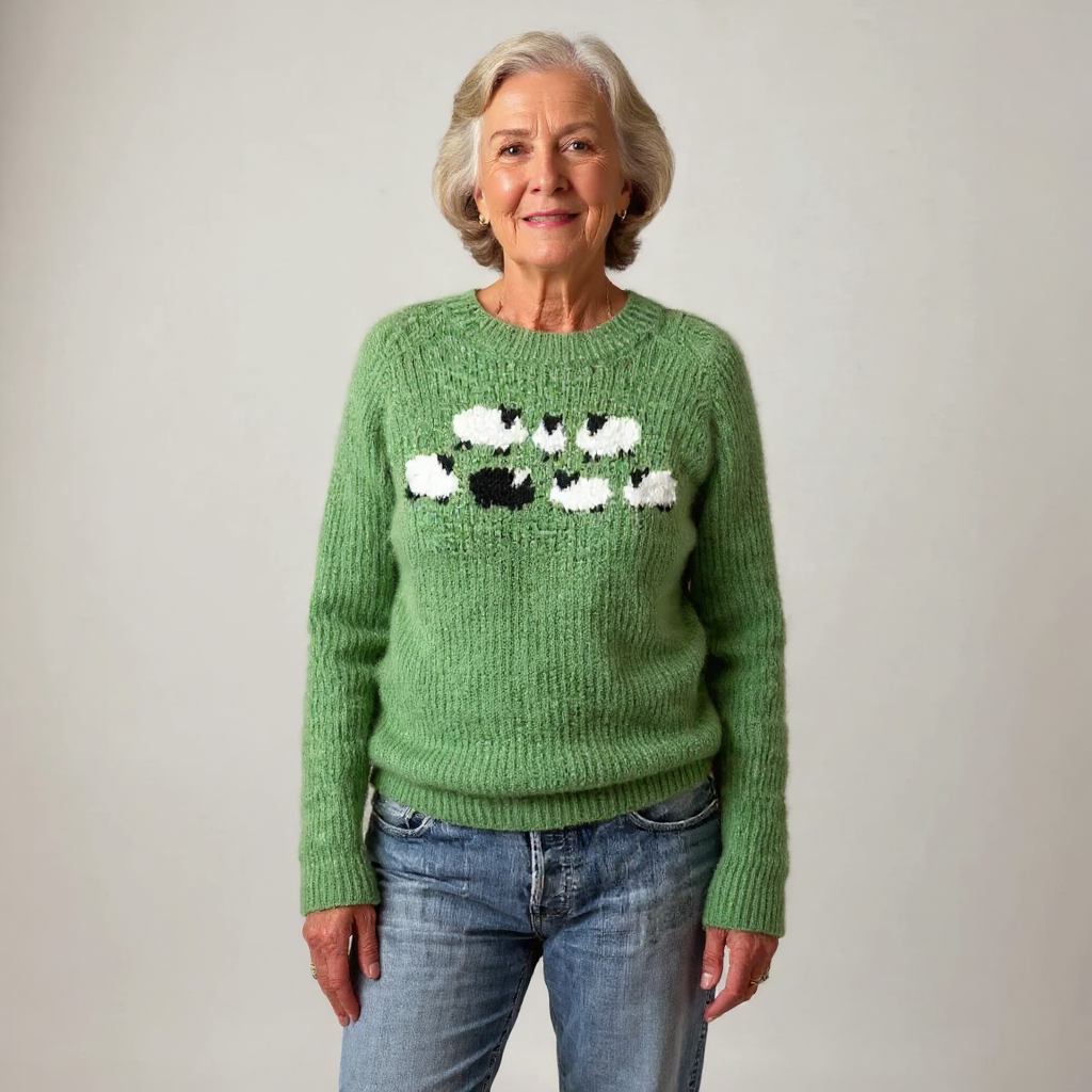 Cheryll | Truien met schapenprint