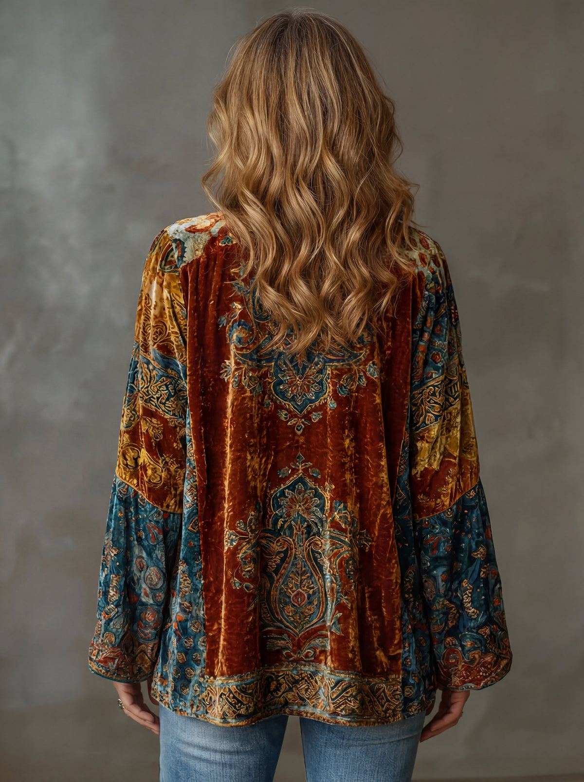 Darcy | Boho Geborduurde Kimono Cardigan