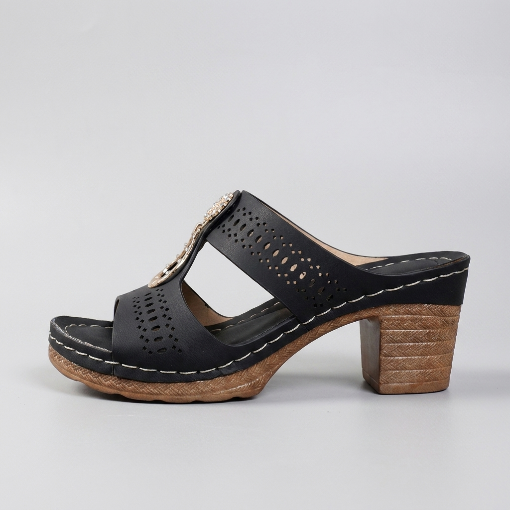 Linda | Hoge Hak Orthopedische Comfort Sandalen