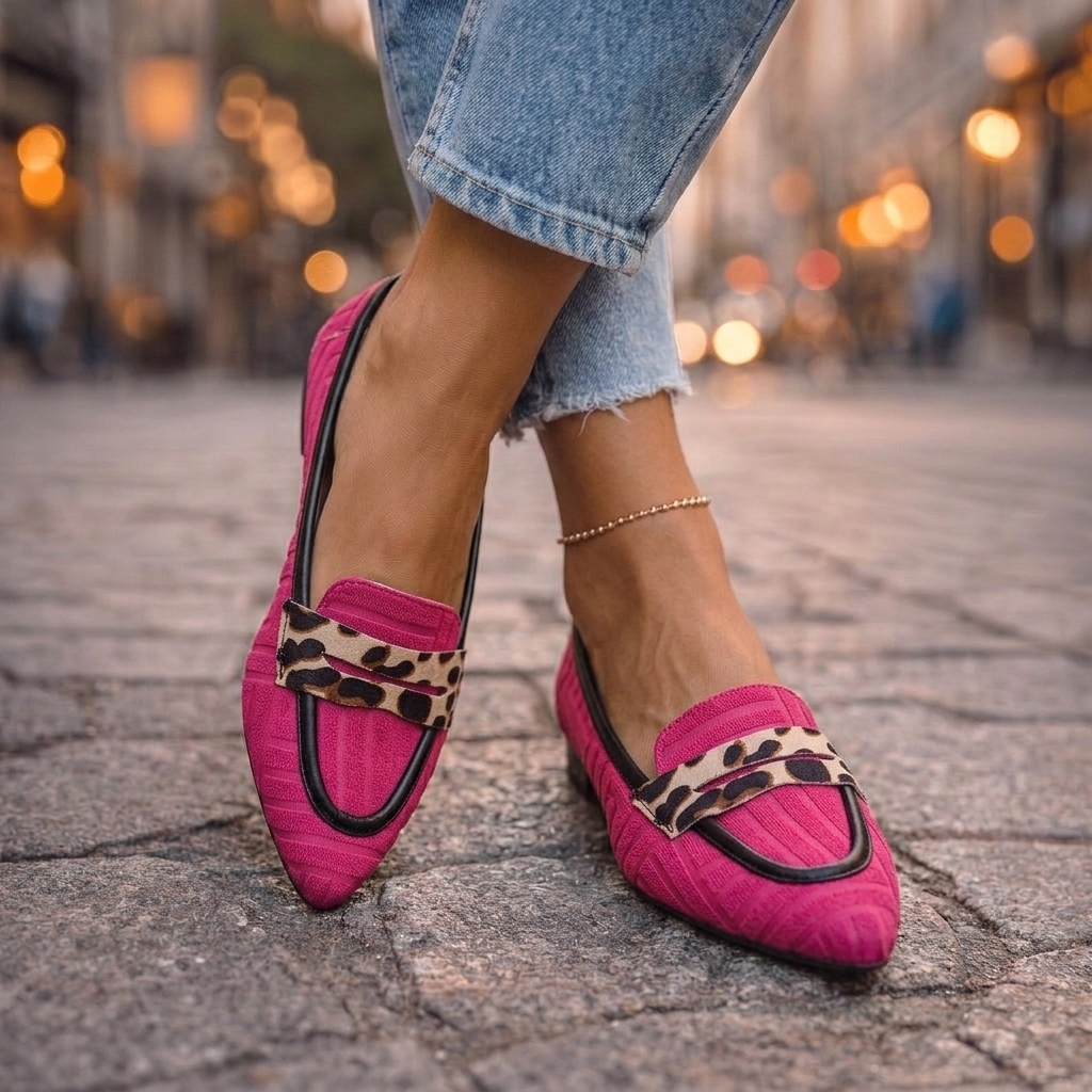 Steffie | Leopard Loafers