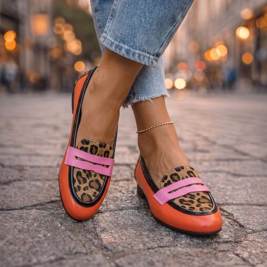 Elma | Kleurrijke Loafers