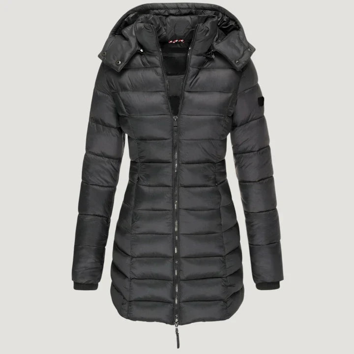 Cloé | Warme winterjas met kap