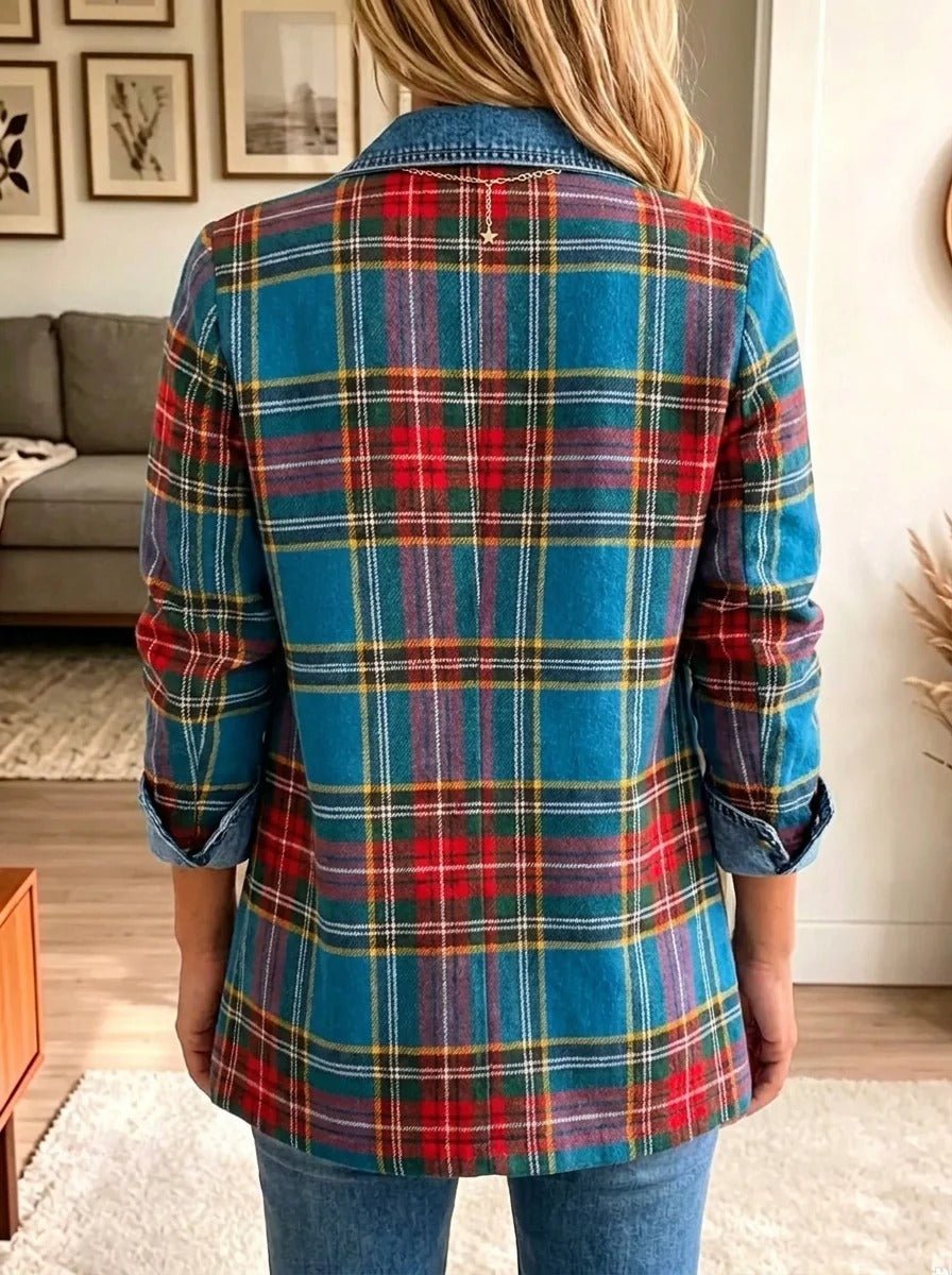 Leylâ | Geruite Blazer