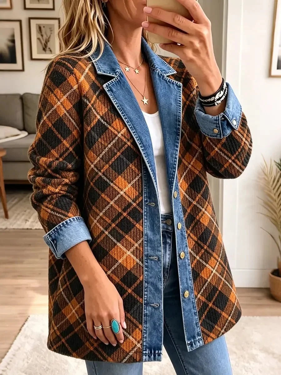 Hananja | Geruite Blazer