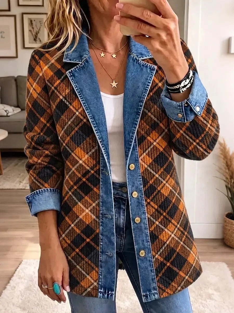 Hananja | Geruite Blazer