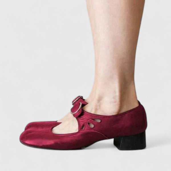Meinke | Retro schoenen met gesp