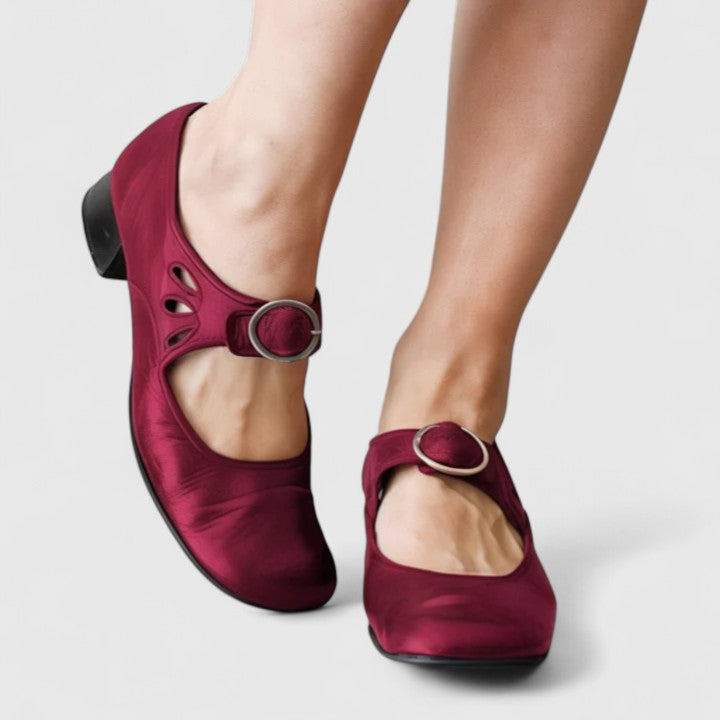 Meinke | Retro schoenen met gesp
