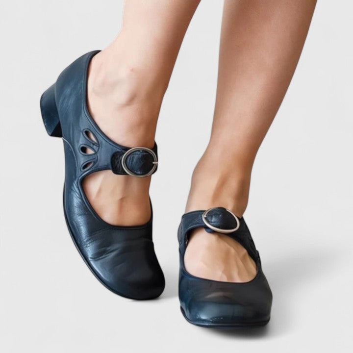 Meinke | Retro schoenen met gesp