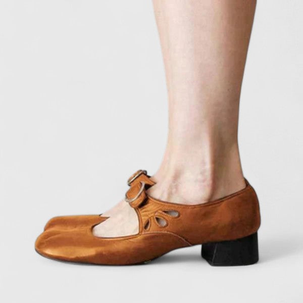 Meinke | Retro schoenen met gesp