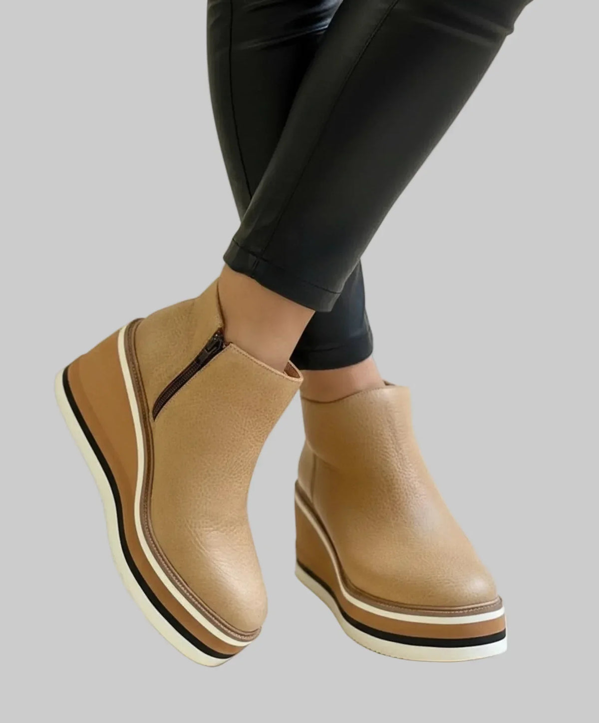 Sevde | Comfortabele platform laarzen