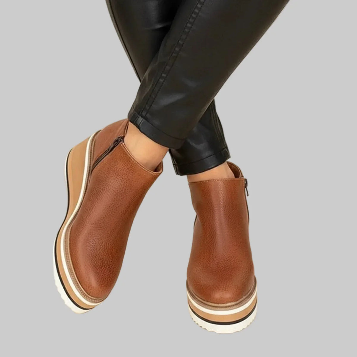 Sevde | Comfortabele platform laarzen