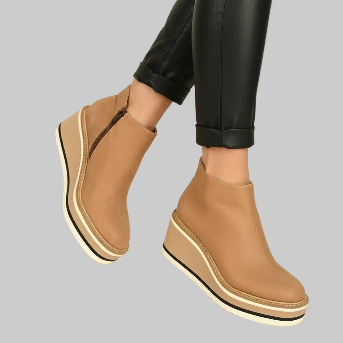 Sevde | Comfortabele platform laarzen