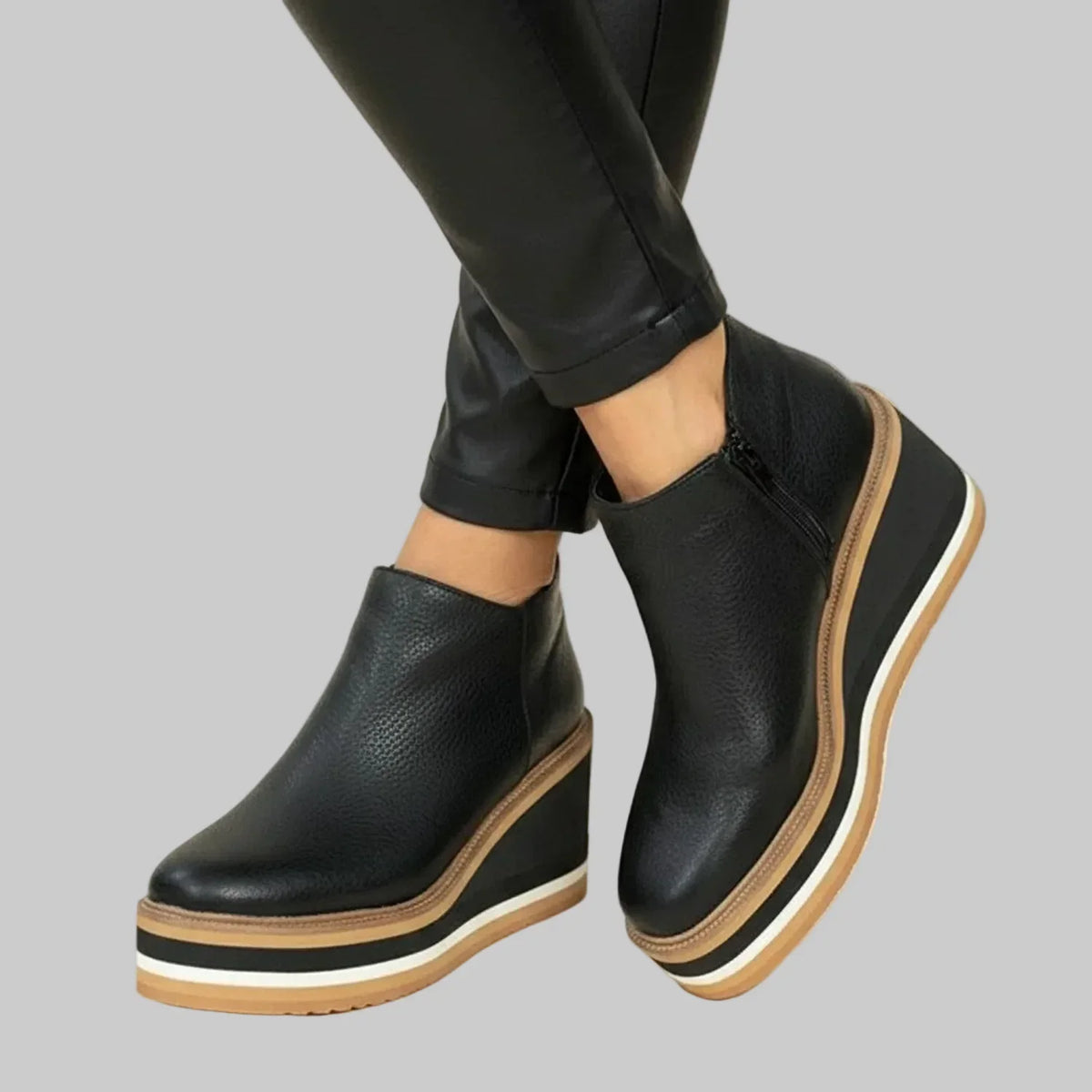 Sevde | Comfortabele platform laarzen