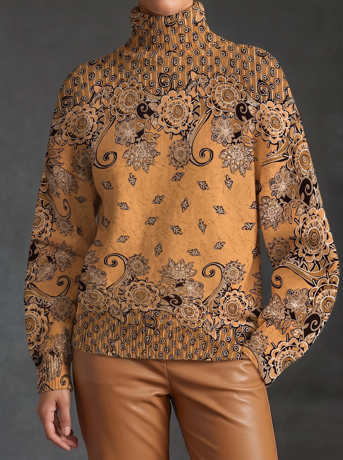 Prya | Jacquard truien met patroon