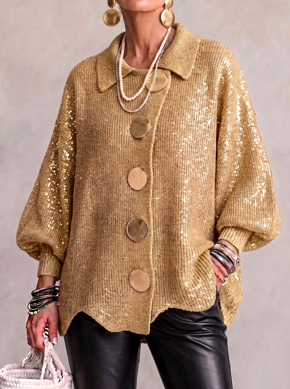 Fay | Oversized blouse met kraag