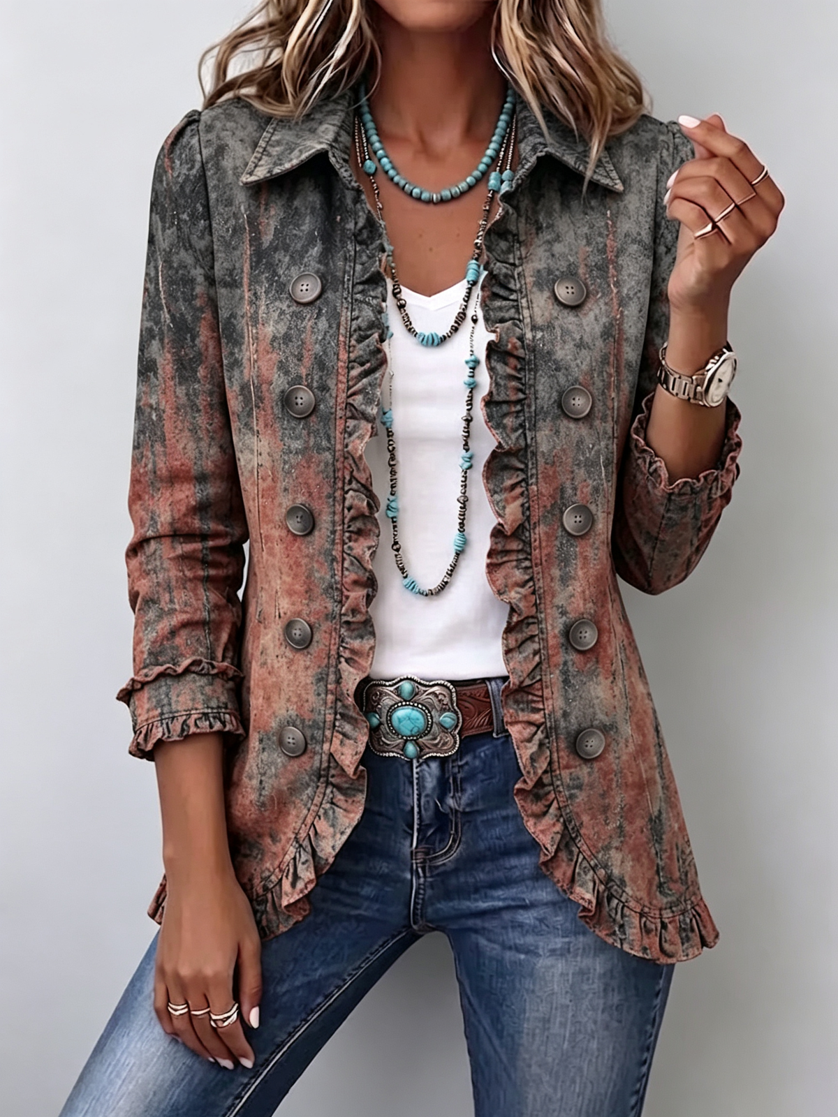 Emelia | Vintage Blazers met Volants