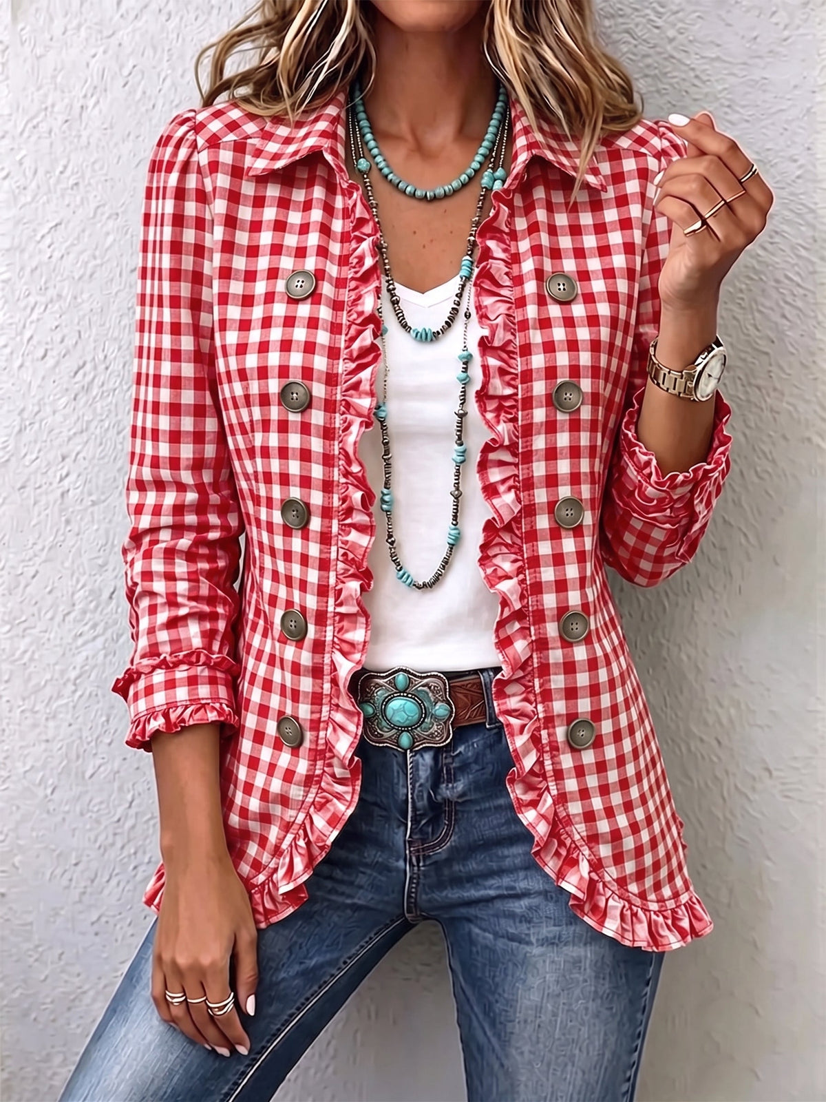 Steffy | Geruite Blazers