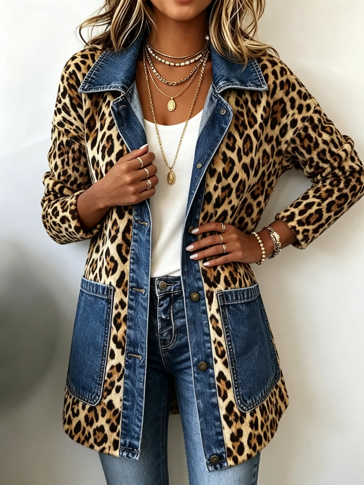 Rabab | Luipaardprint Blazers