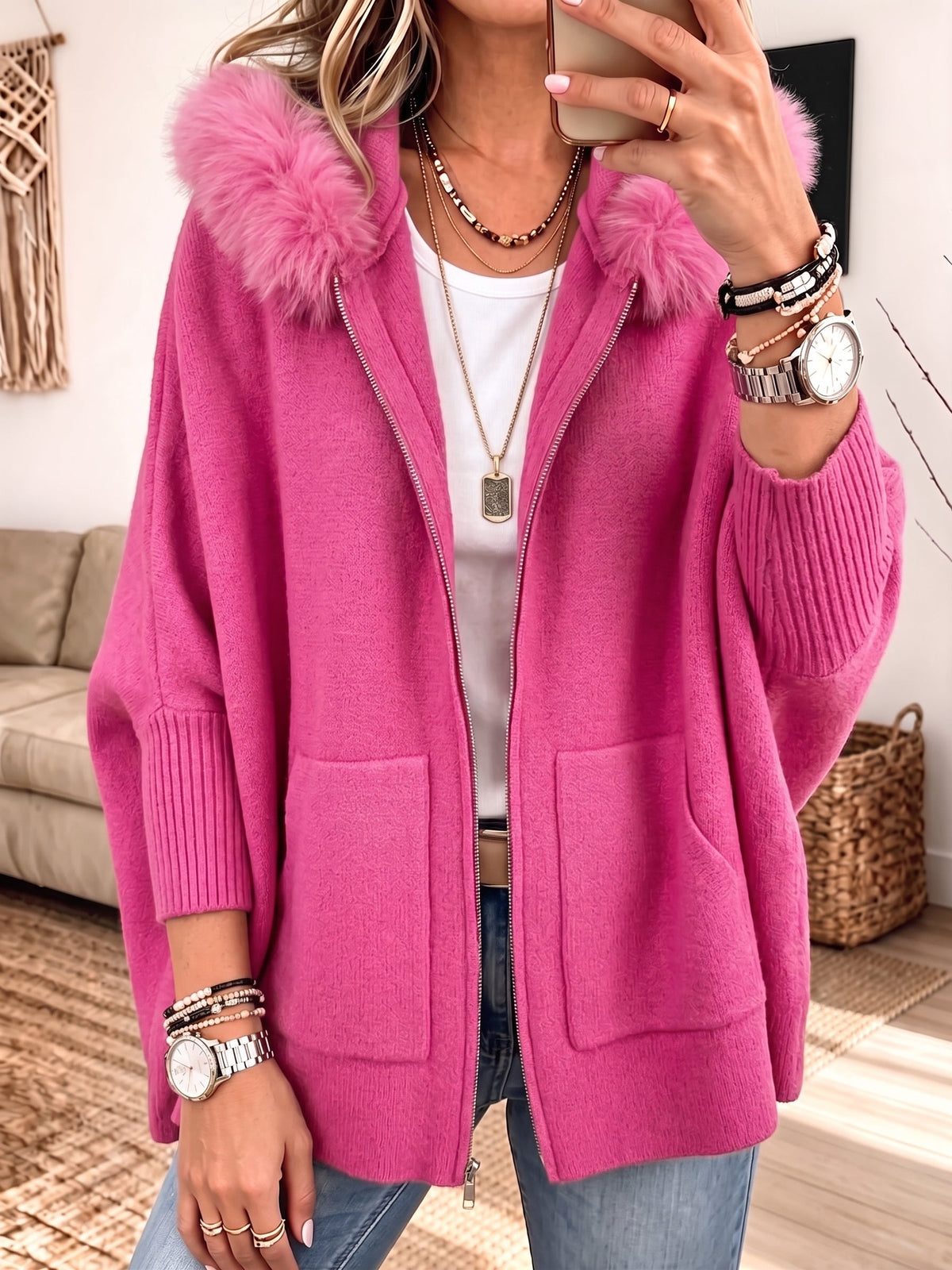 Joyce | Cardigan met capuchon