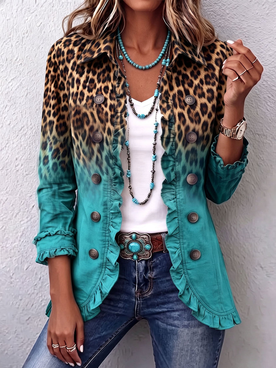 Luce | Ombré Blazers met dierenprint