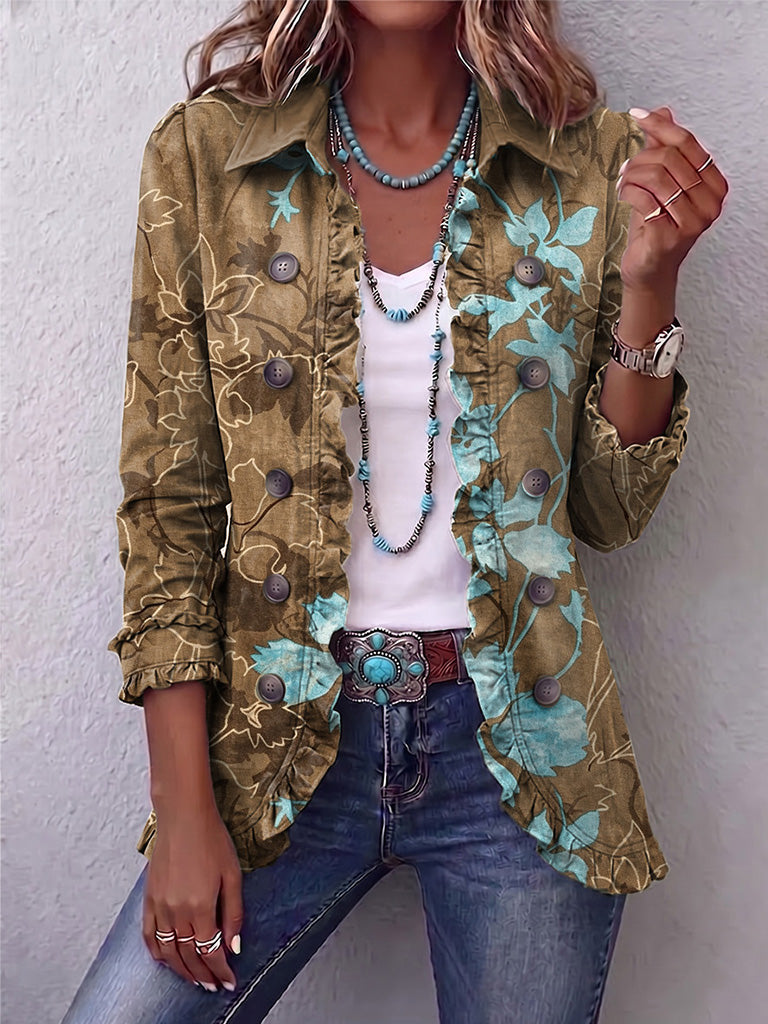 Birte | Bloemenprint blazers
