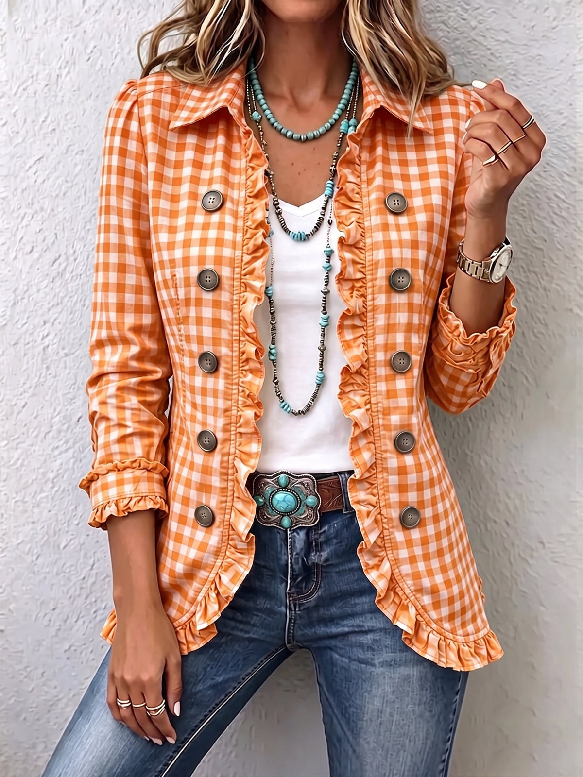 Steffy | Geruite Blazers