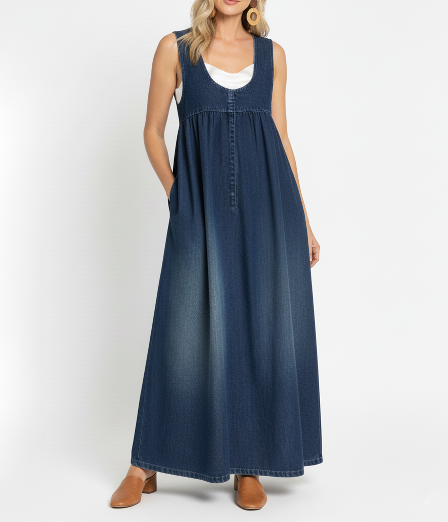 Karen | Lange Vintage Jurk