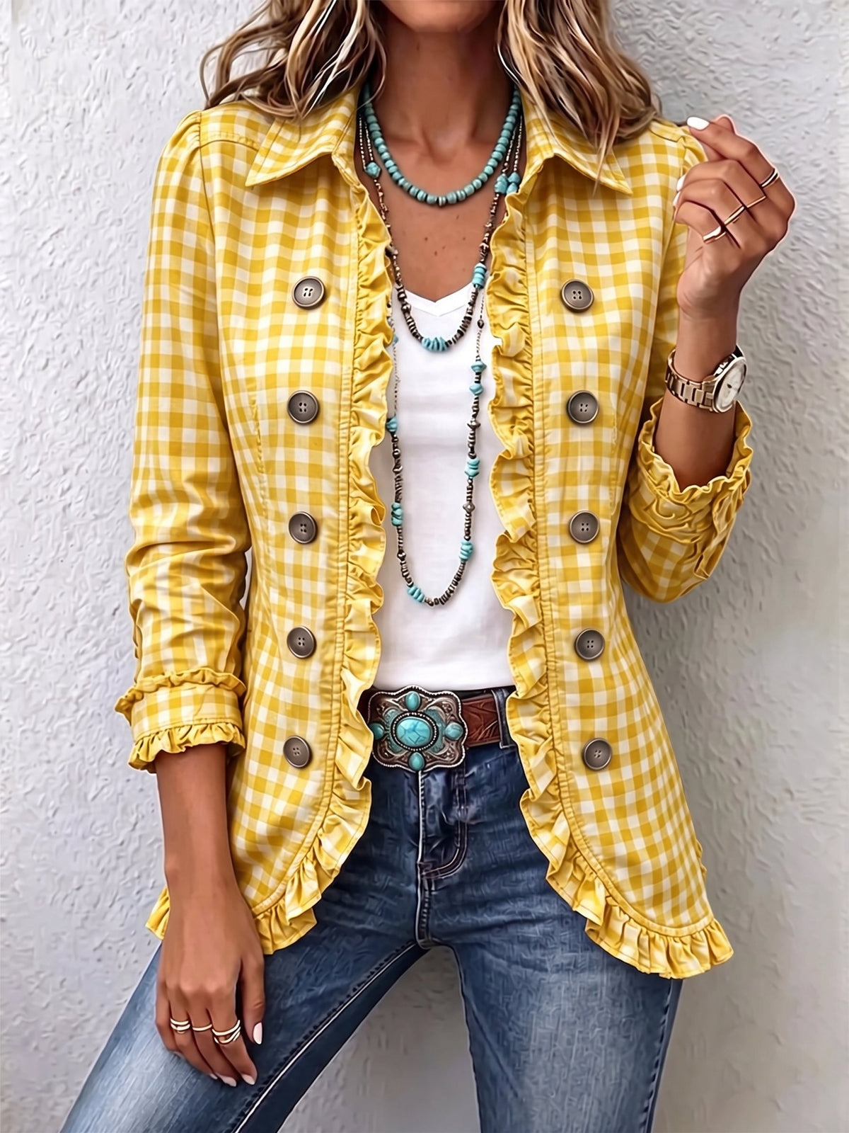 Steffy | Geruite Blazers