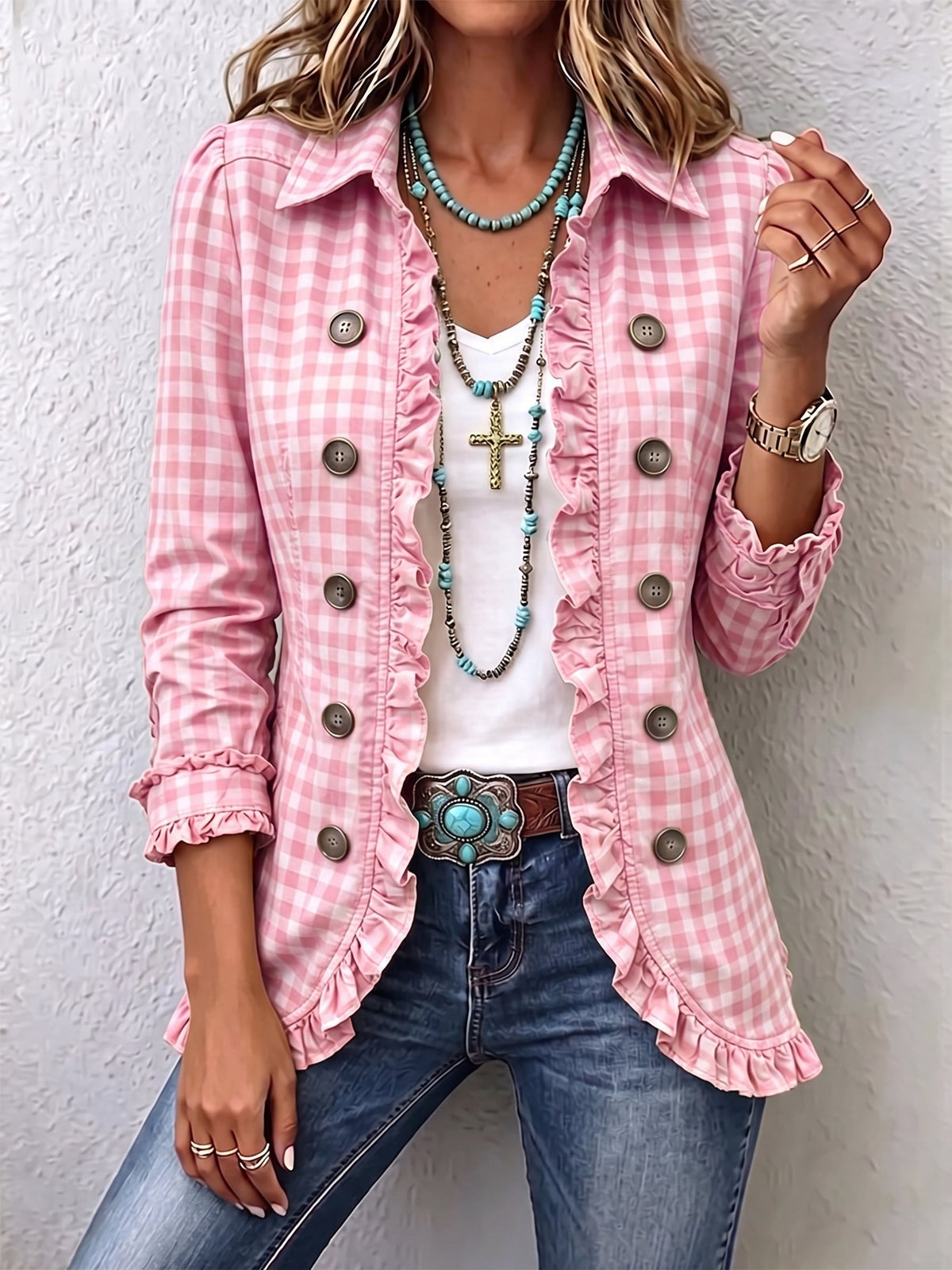 Steffy | Geruite Blazers