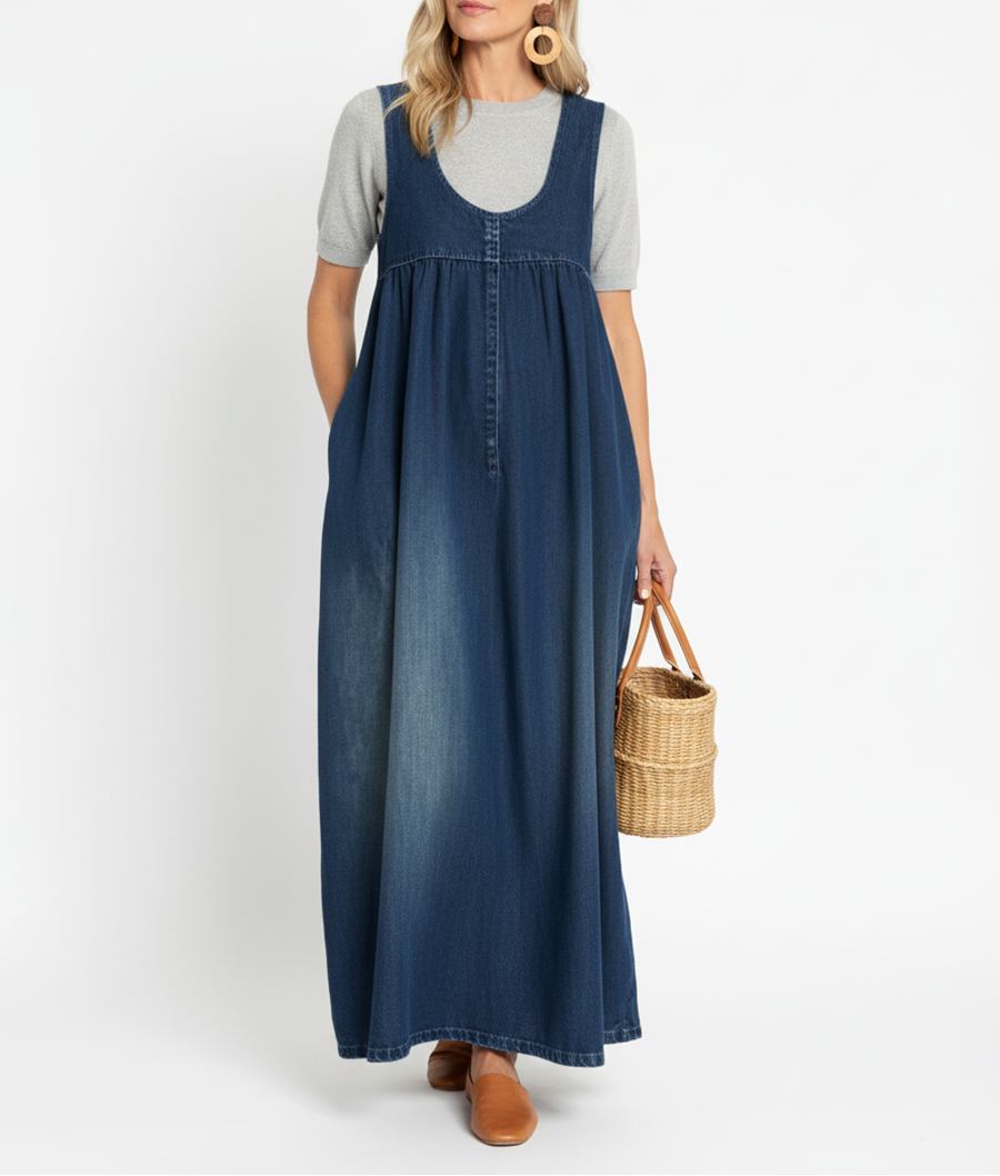 Karen | Lange Vintage Jurk