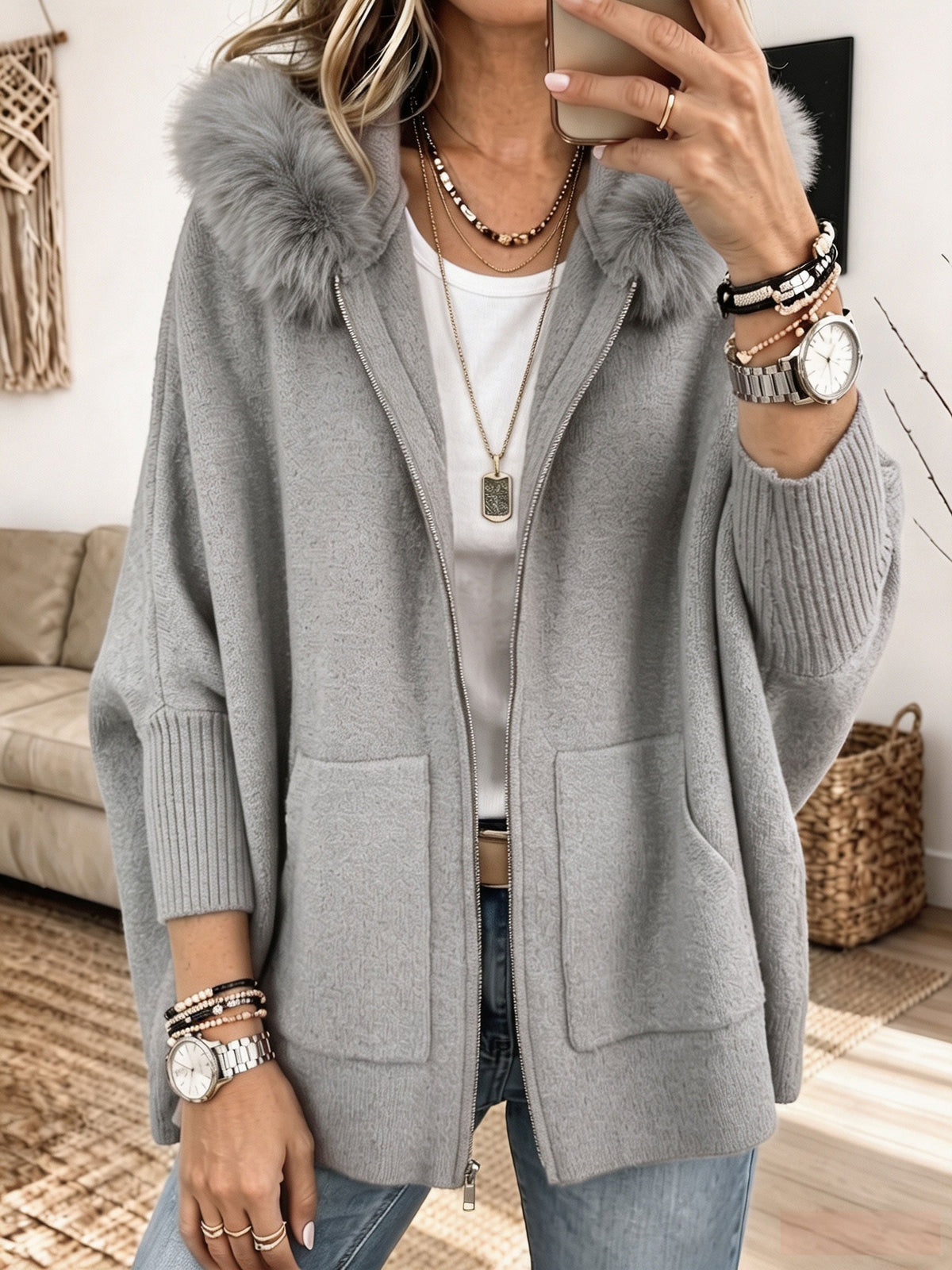 Joyce | Cardigan met capuchon