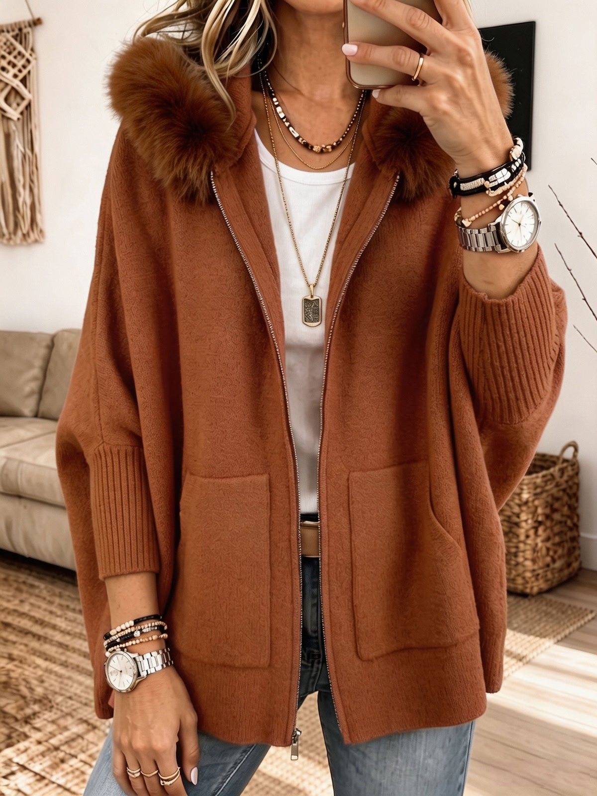 Joyce | Cardigan met capuchon