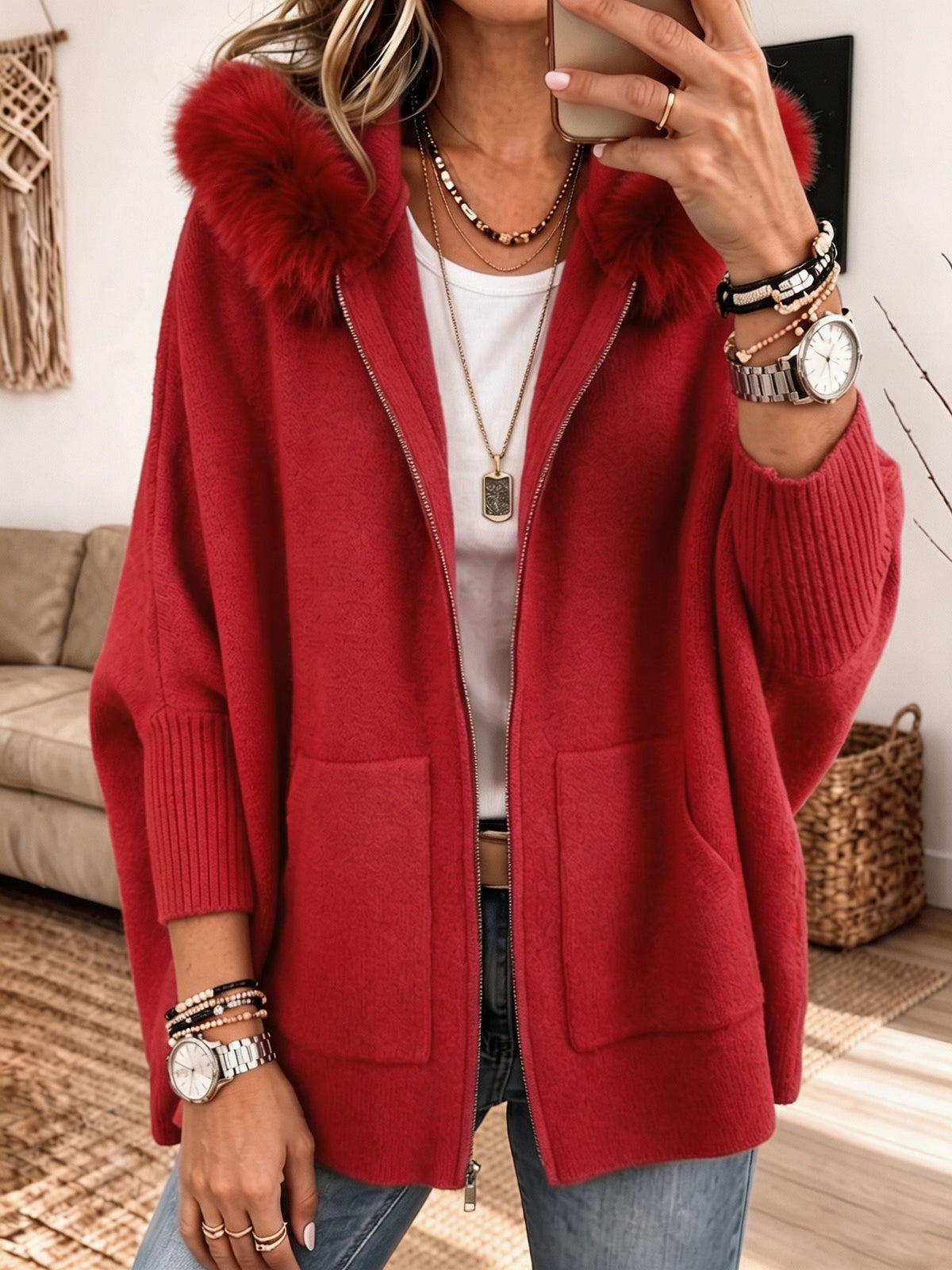 Joyce | Cardigan met capuchon