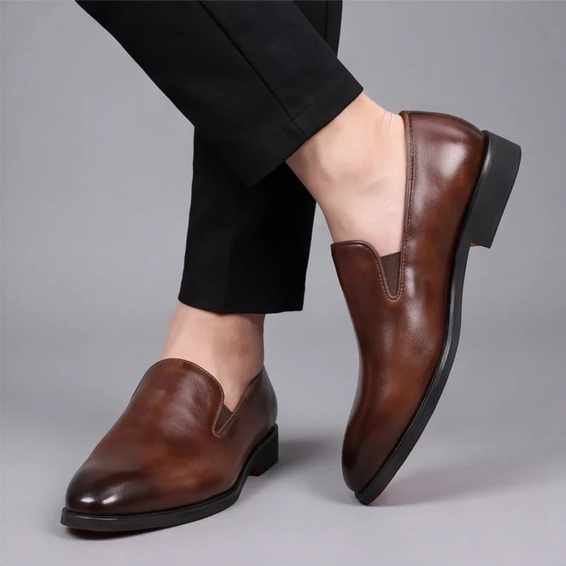 Sebastiaan | Elegante loafers met contrast