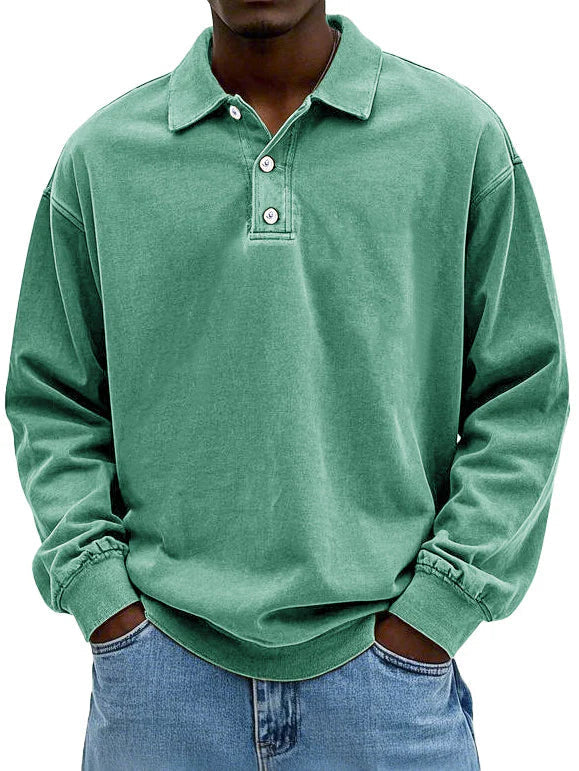 Jorrit | Comfortabele poloshirt lange mouwen