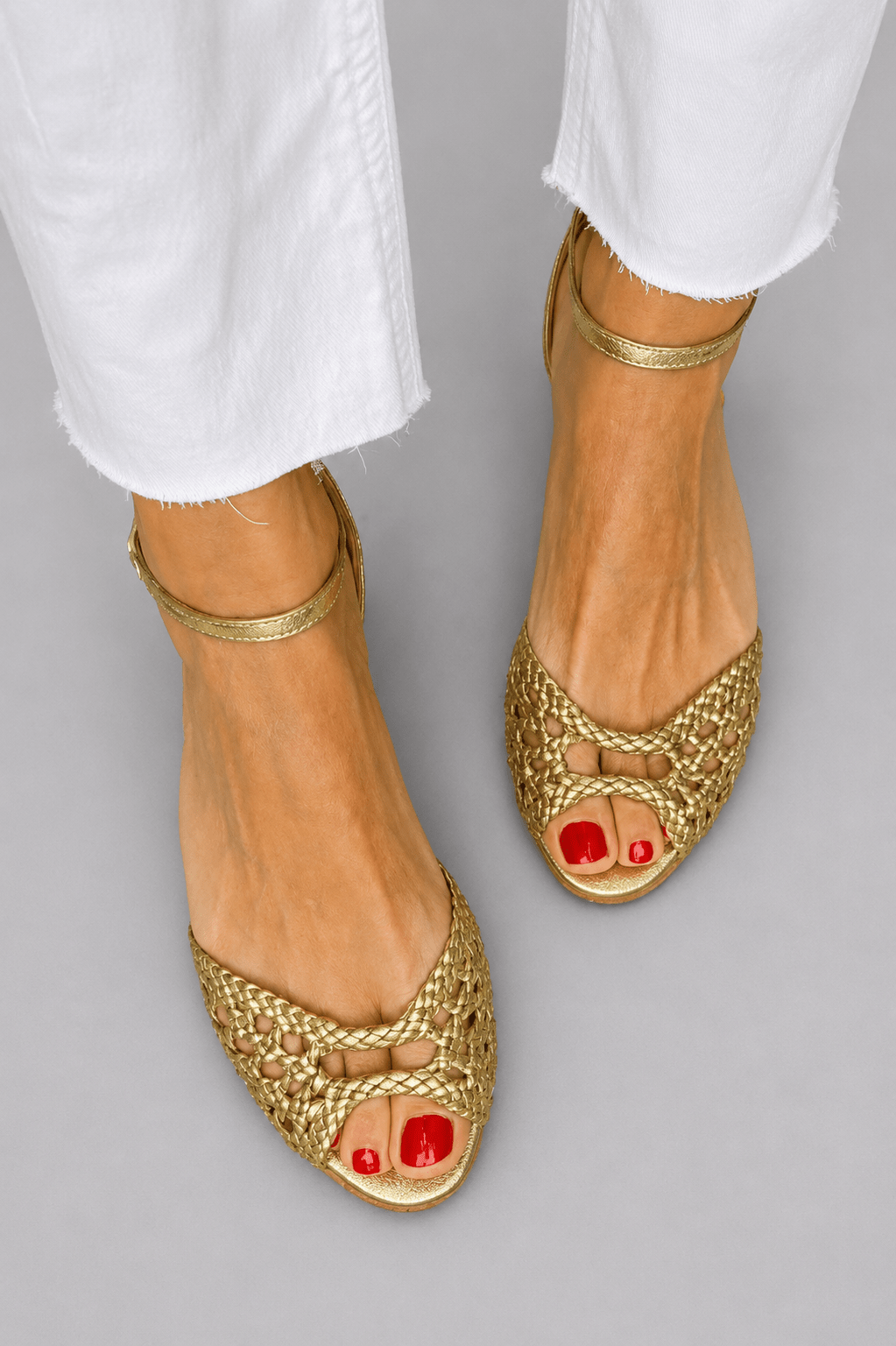 Isadora | Gevlochten sandalen