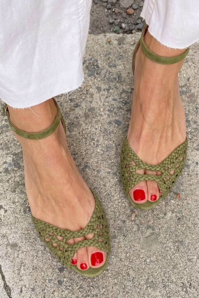 Isadora | Gevlochten sandalen