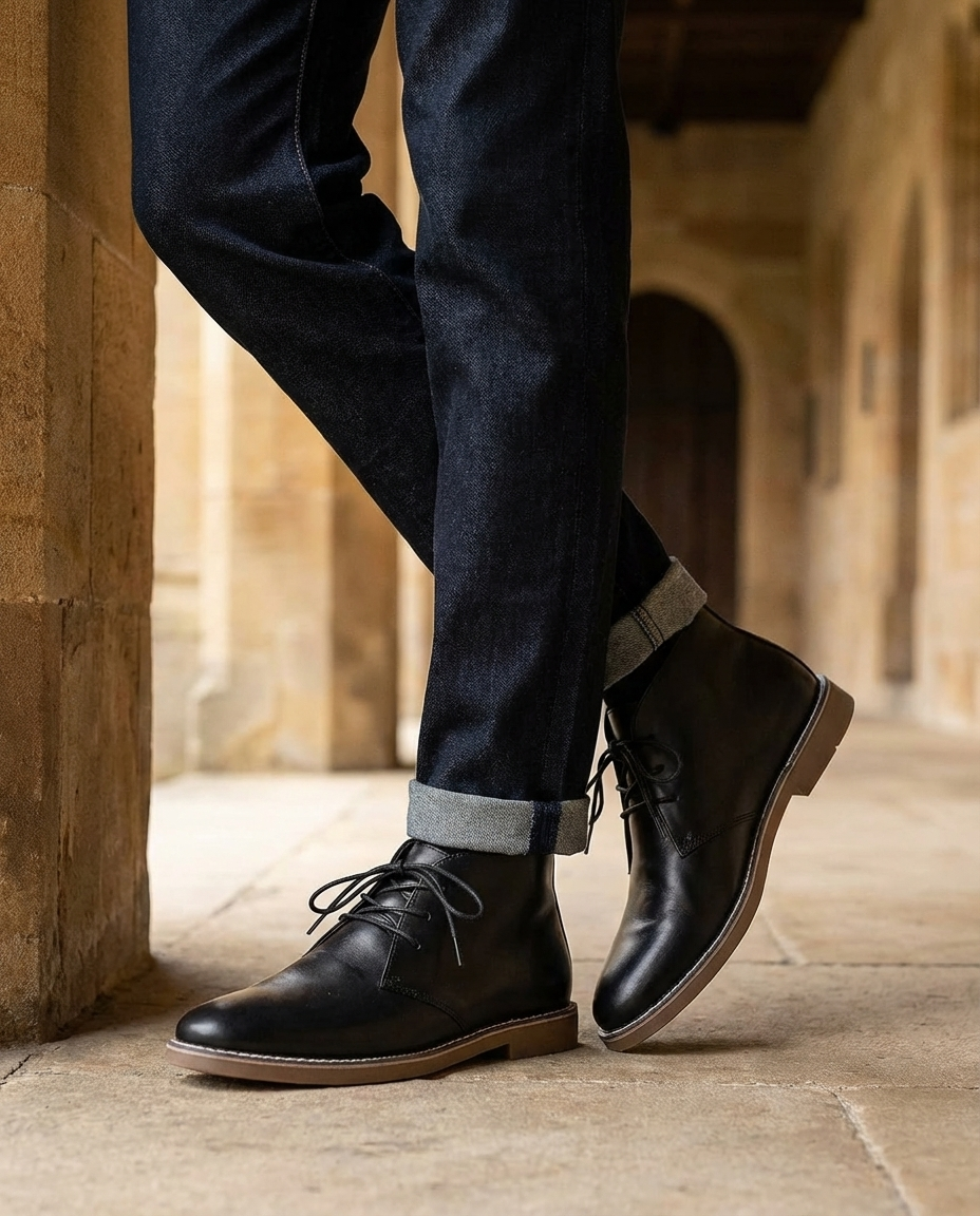 Marco | Leren desert boots