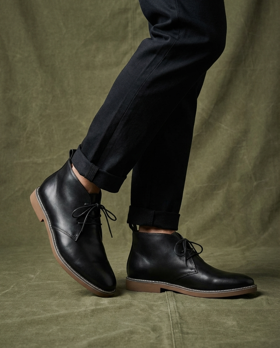 Marco | Leren desert boots