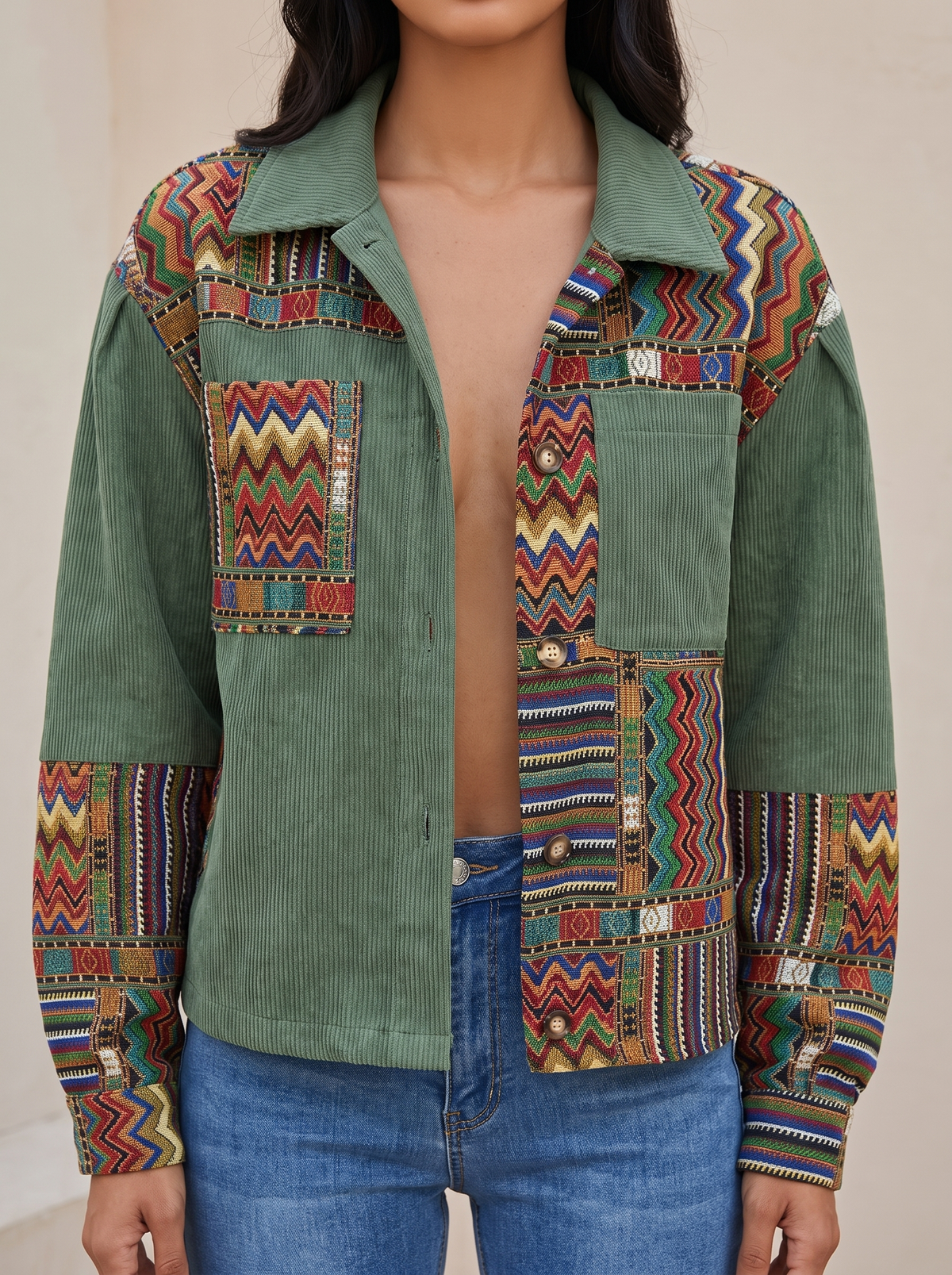Dakota | Patchwork Statement Vesten