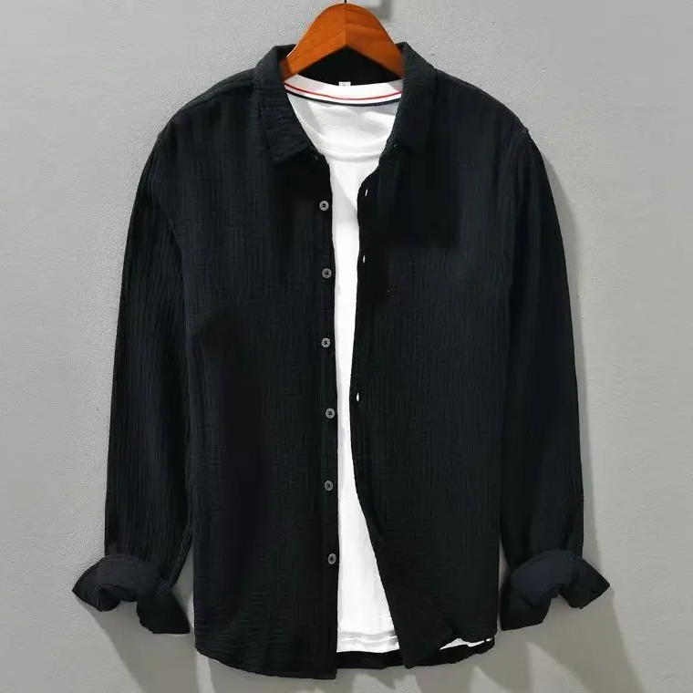 Tom | Casual ribstructuur overhemden