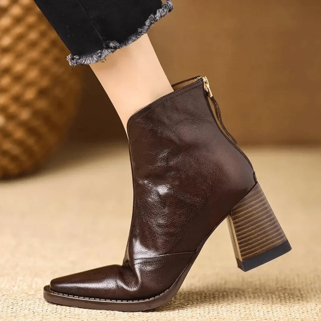 Dide | Elegante bloklak laarzen